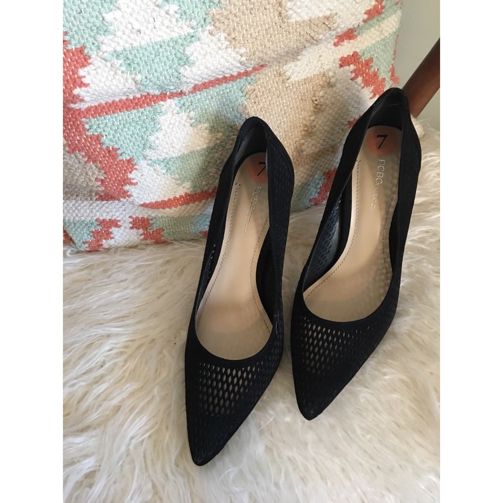 BCBG Mesh Heels